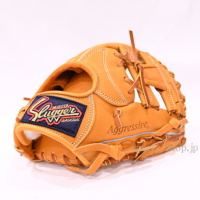 Slugger Aggressive オレンジグローブ 右投げ用 KUBOTA SLUGGER (クボタスラッガー) 硬式グローブ ブラウン