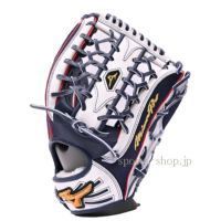 ミズノプロ 軟式用 オーダー 外野手用 近藤型 ジャパン カラー 背面